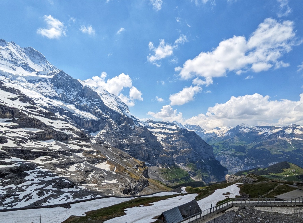 Facing the Eiger in Grindelwald, Switzerland